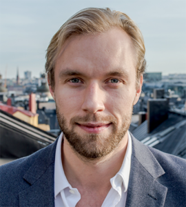 Oscar Jonsson, vikarierande chef för Frivärld under 2019.