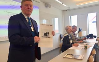 AFF Kalmar visar hur man marknadsför organisationen i regionen.